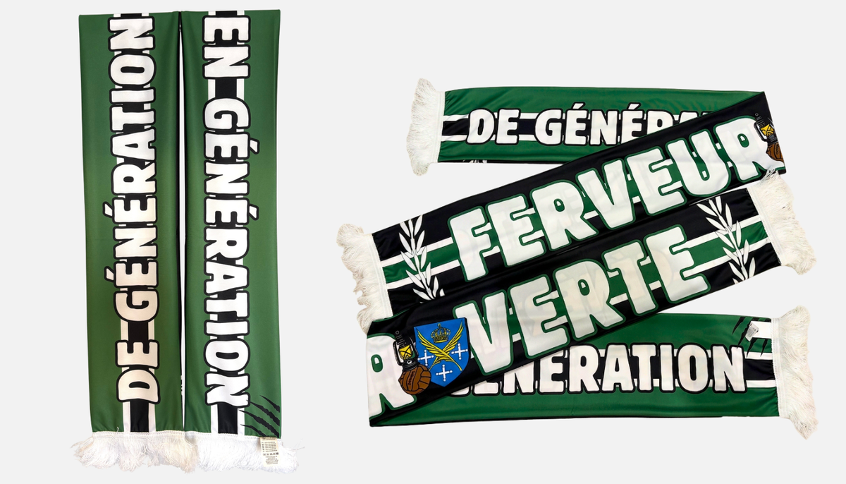 Écharpe satin Ferveur Verte