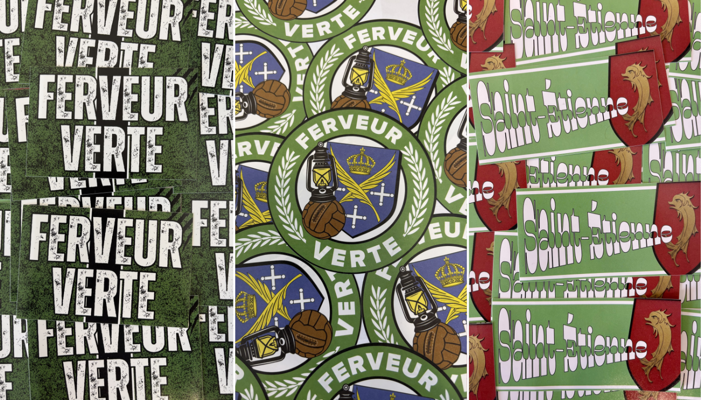 Pack de stickers Saint-Étienne